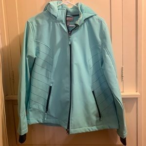 Free Country Light Blue Zip up Jacket Size XL